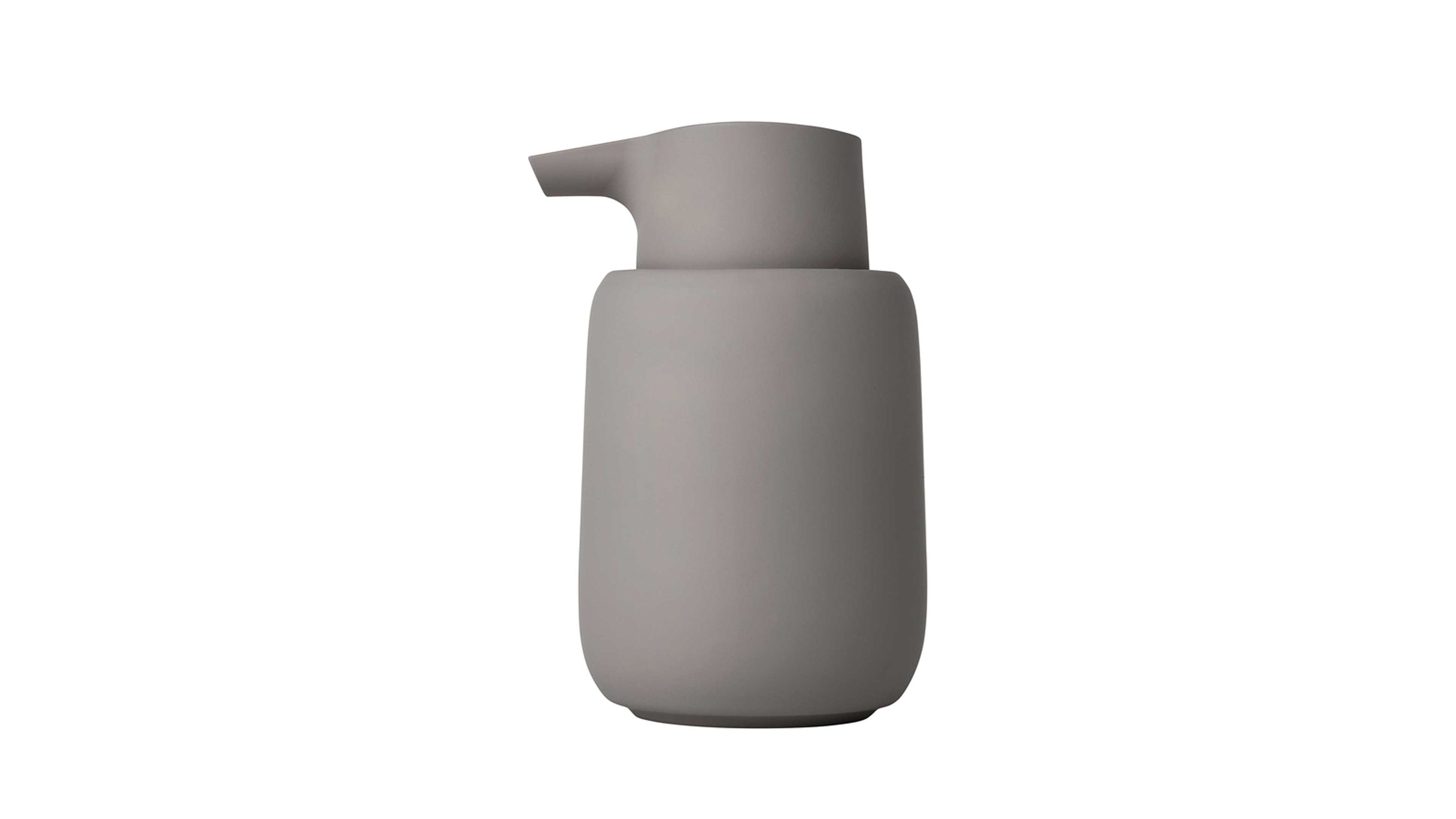 blomus Seifenspender Sono braungraue Keramik  ca. 250 ml
