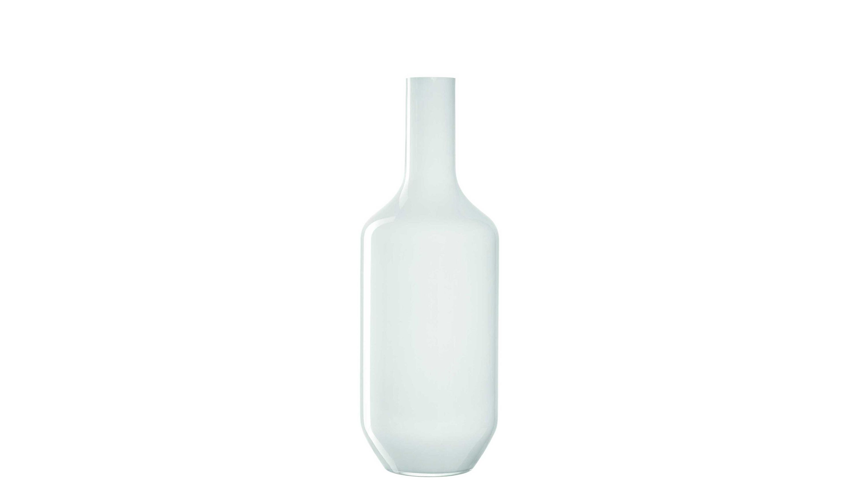 LEONARDO Vase Milano weißes Glas  Höhe ca. 50 cm