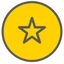 Icon gelber Stern Trendhopper