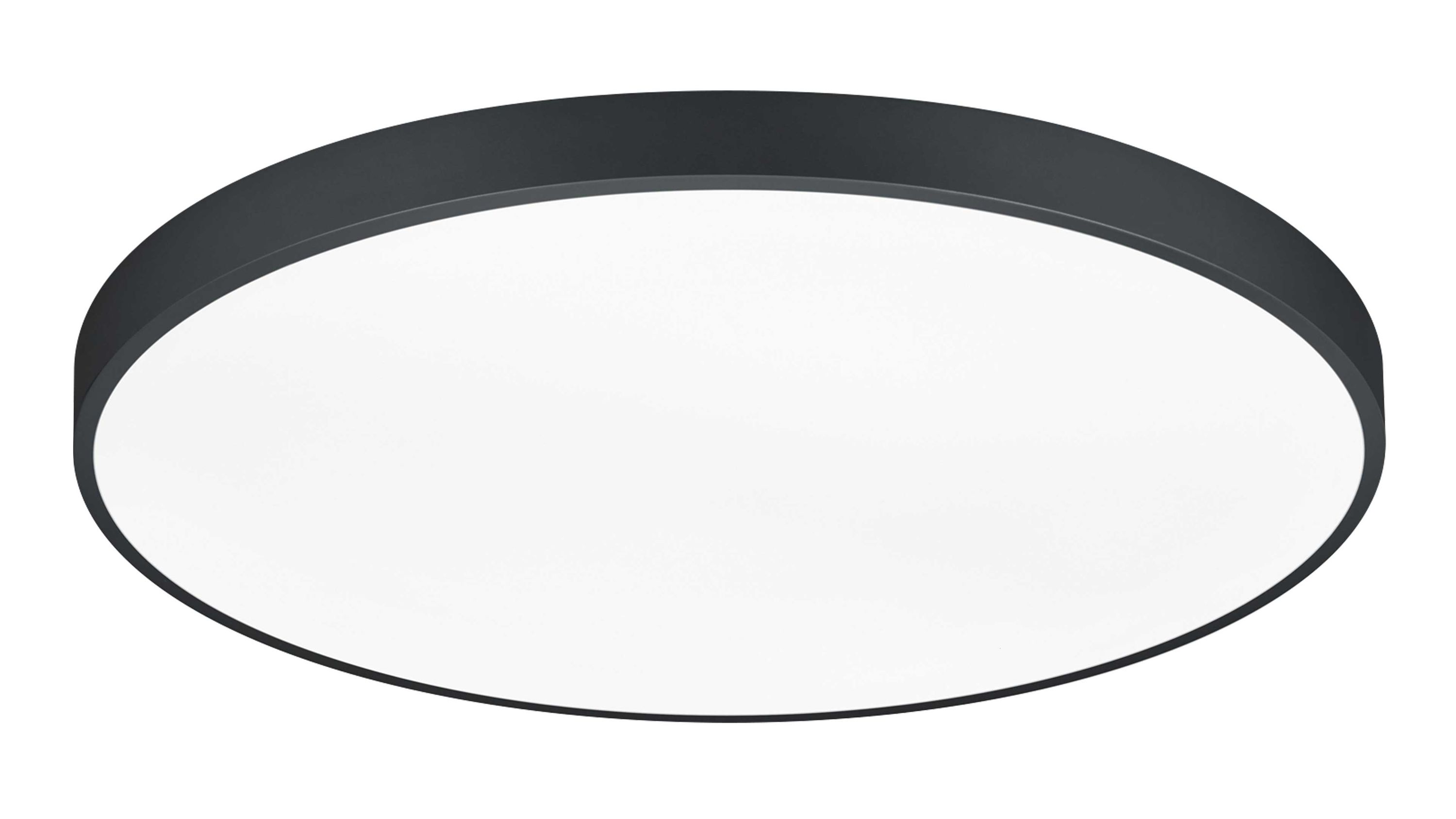 TRIO Leuchten Serie Waco mattschwarzes Metall - Durchmesser ca. 75 cm
