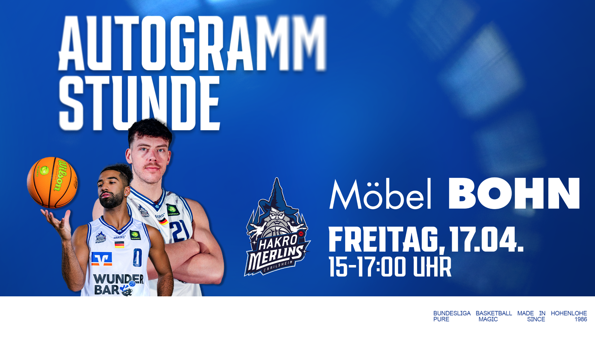 ZAUBERHAFTE AUTOGRAMMSTUNDE MIT DEN MERLINS!