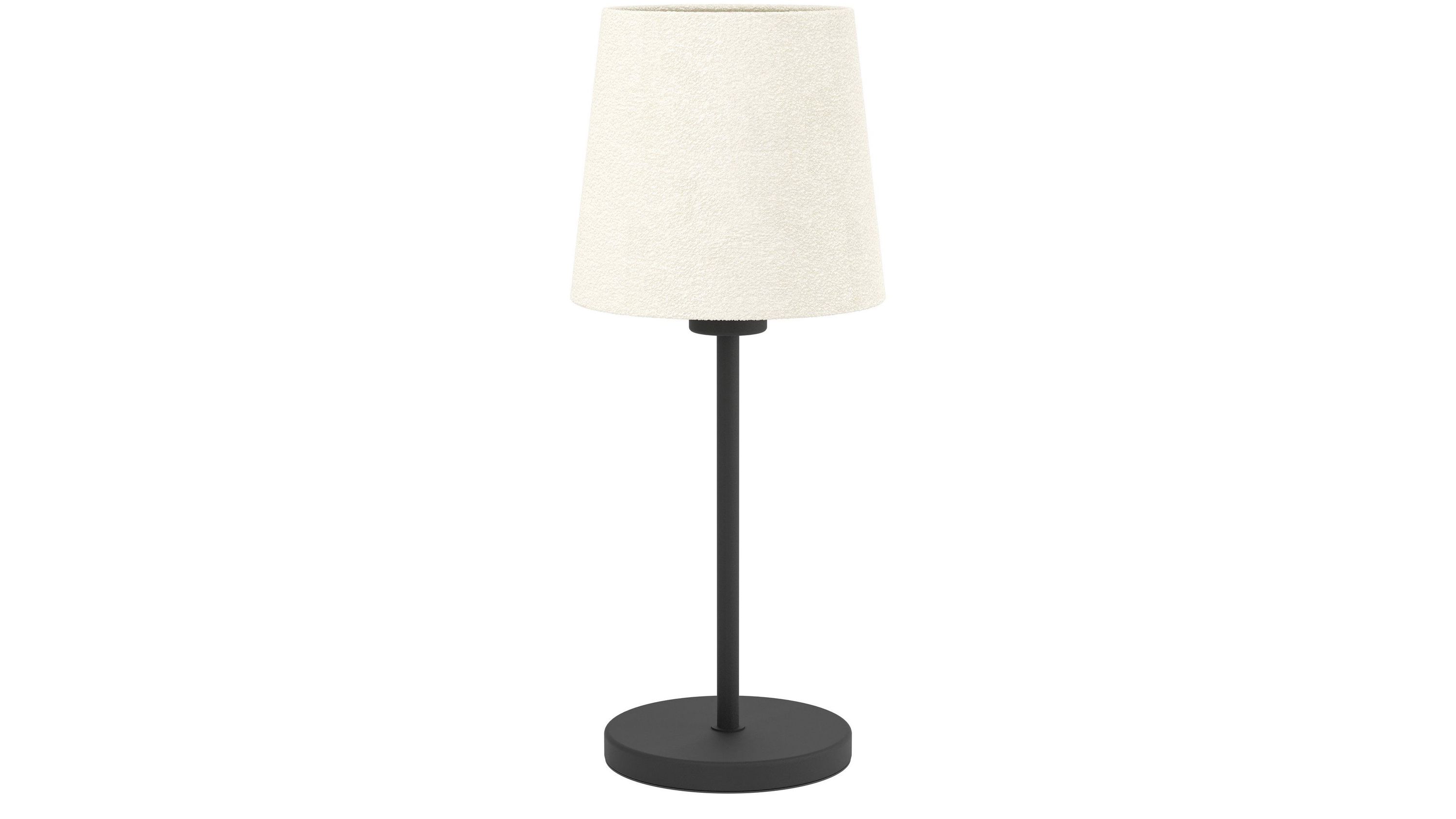 EGLO Tischleuchte Febres Weiß & Schwarz - Höhe ca. 44 cm