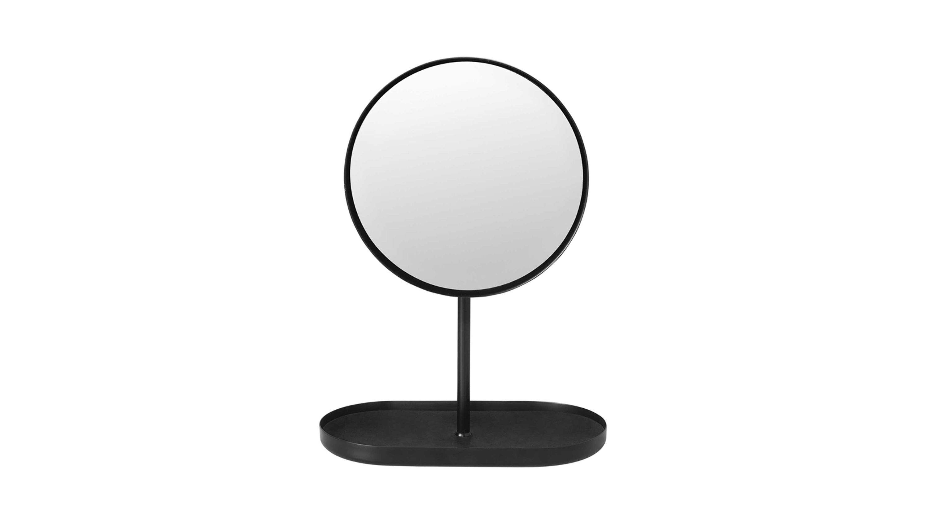 blomus Kosmetikspiegel Modo schwarze Titanbeschichtung  Höhe ca. 28 cm