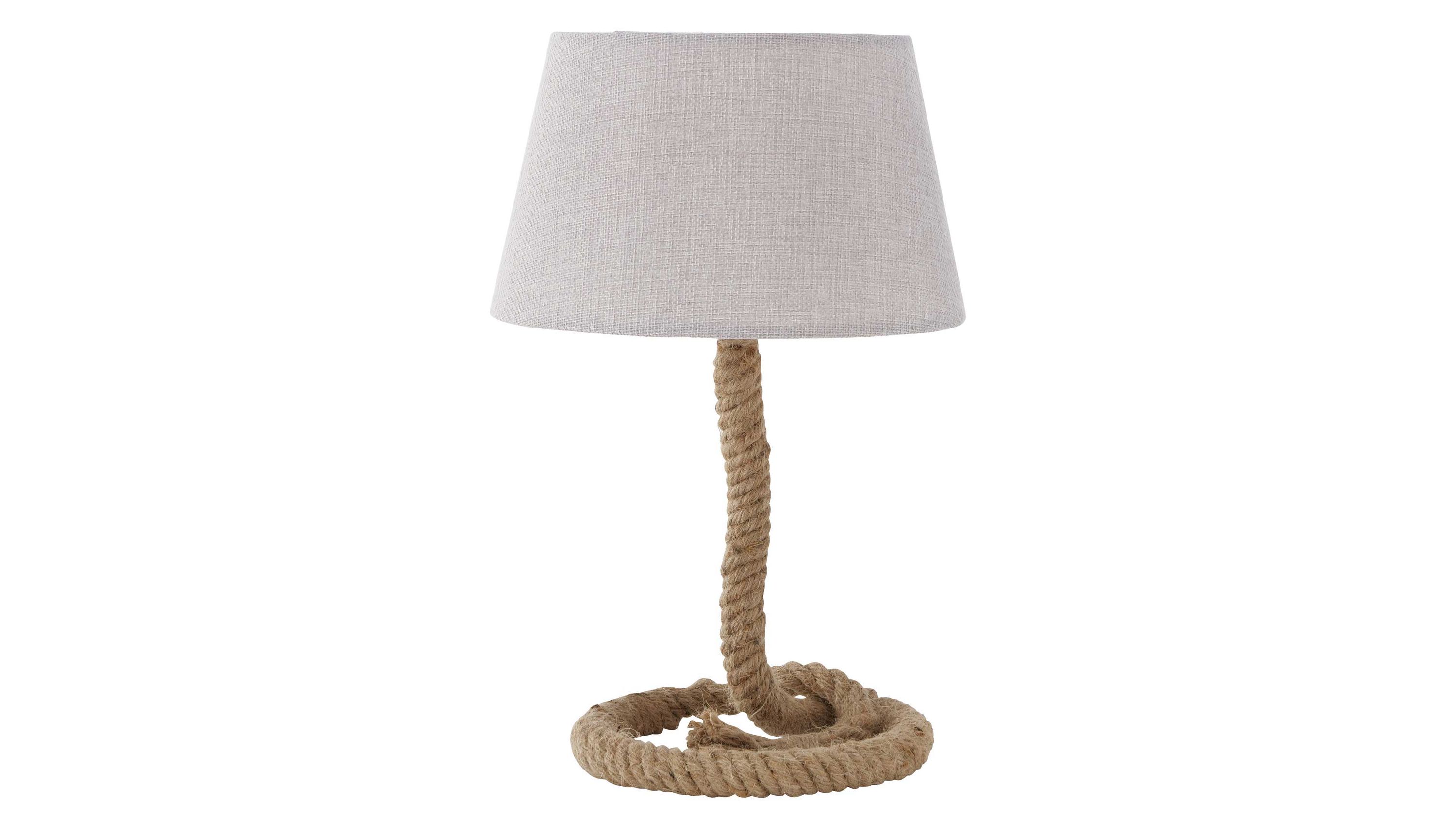 Tischleuchte Toko naturfarbener Lampenschirm  Höhe ca. 40 cm