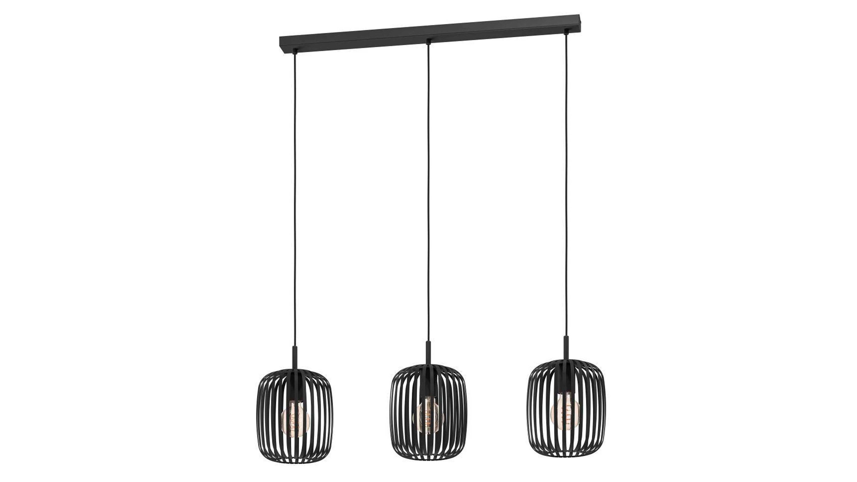 EGLO Hängeleuchte Romazzina schwarzer Stahl - Länge ca. 90 cm