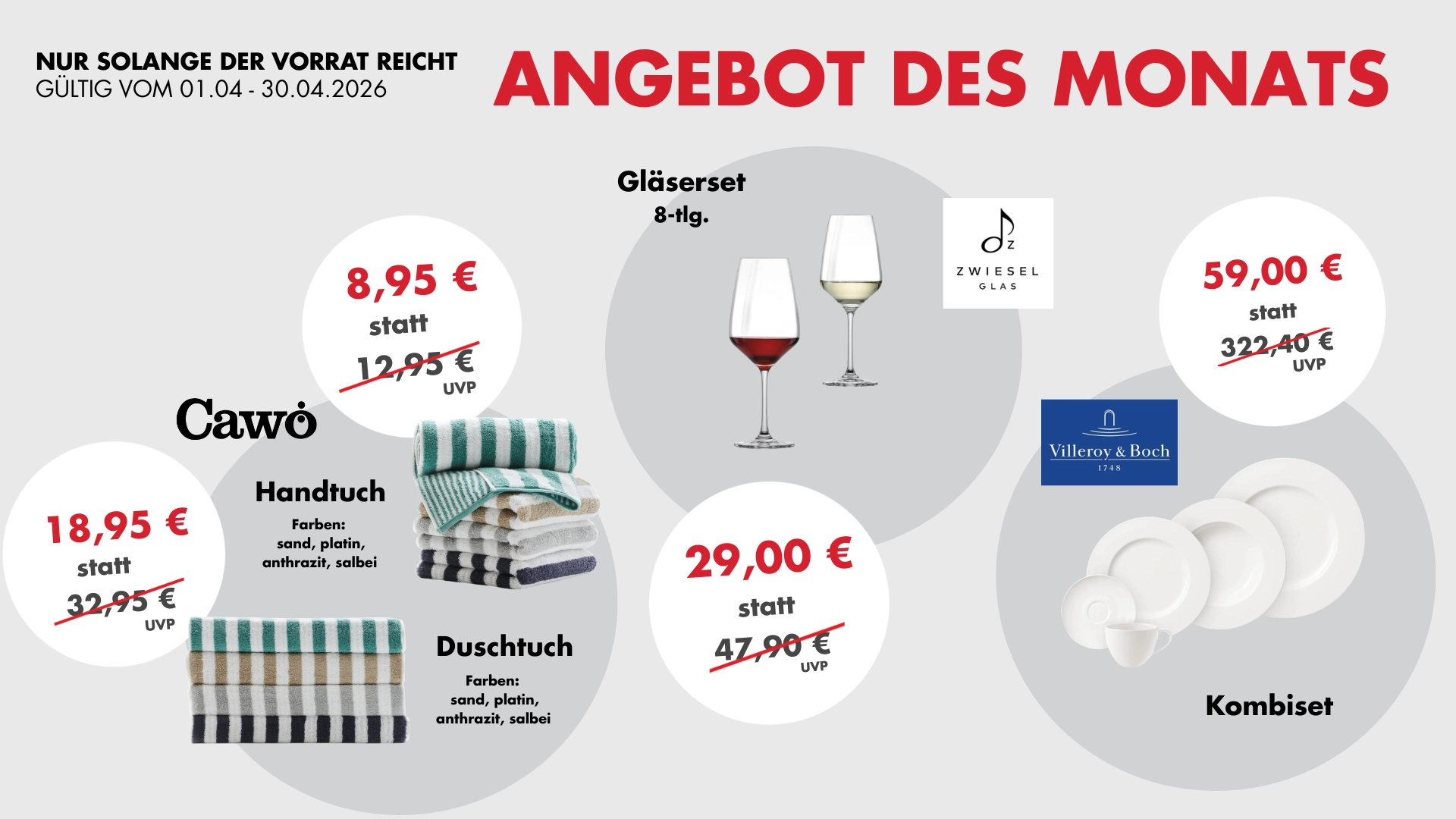 ANGEBOT DES MONATS