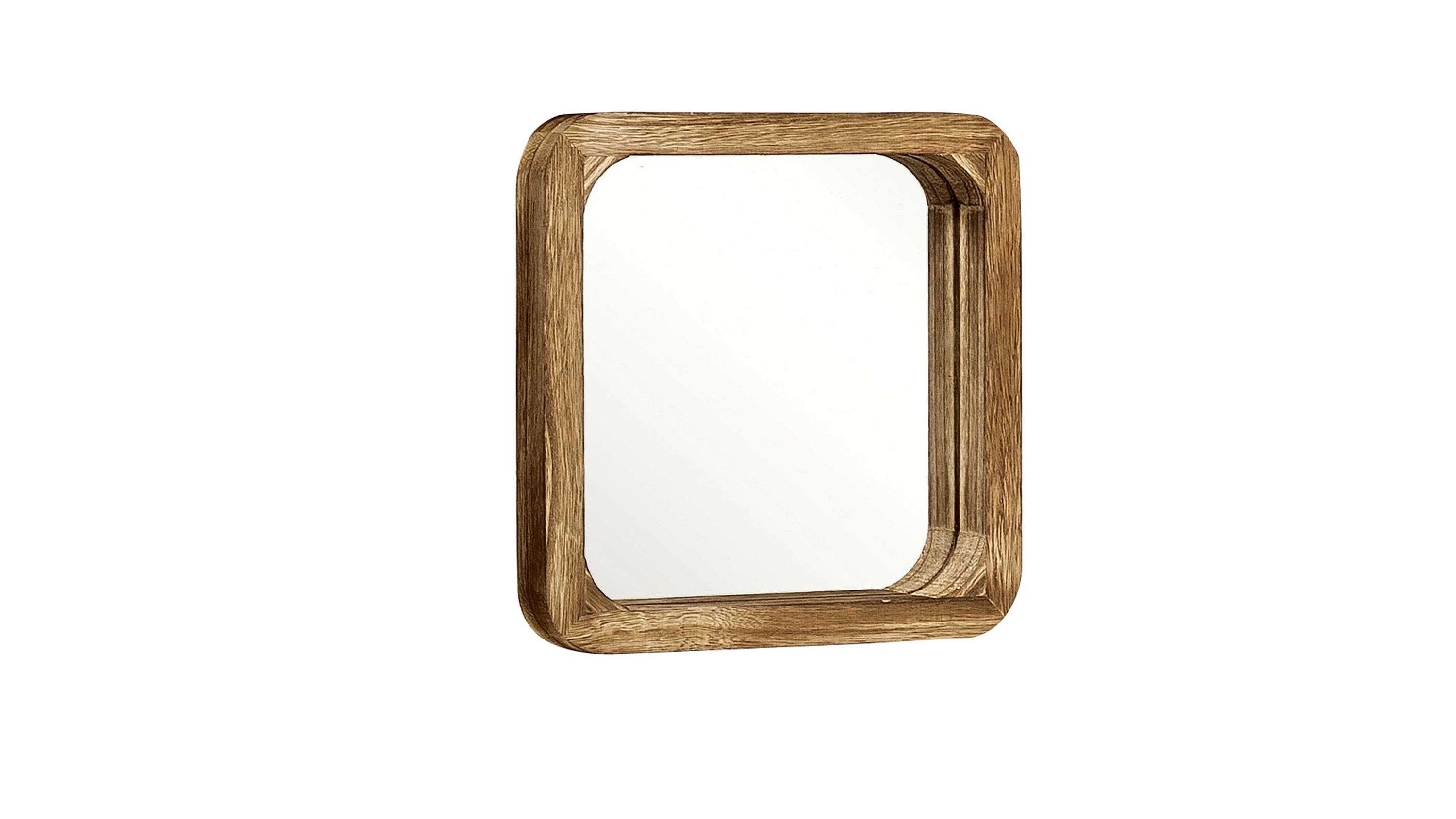 Wandspiegel Mambo Blauglockenbaumholz  ca. 25 x 25 cm
