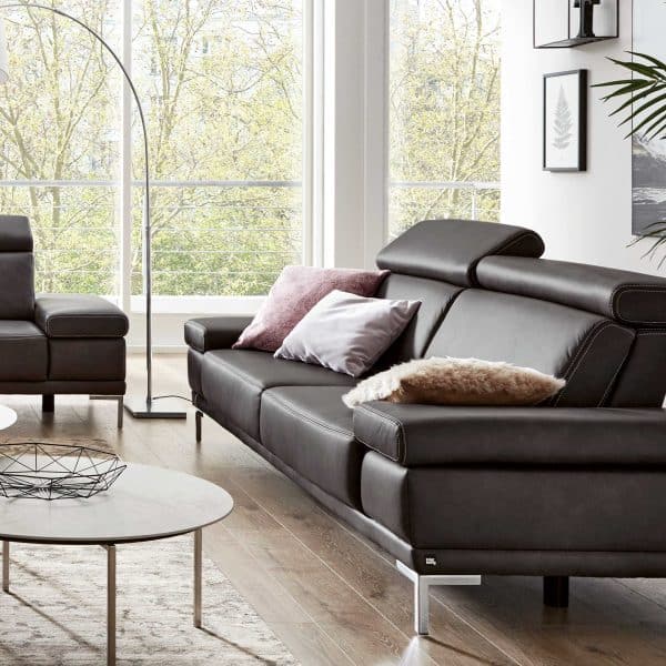 Interliving Sofa Serie 4251 - Zweisitzer 12202 mit Sitztiefenverstellung