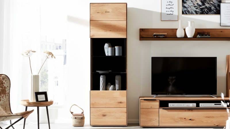 Interliving Wohnzimmer Serie 2020 - Vitrine 151302