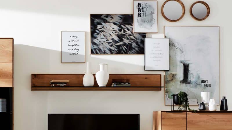 Interliving Wohnzimmer Serie 2020 - Wandboard 151850