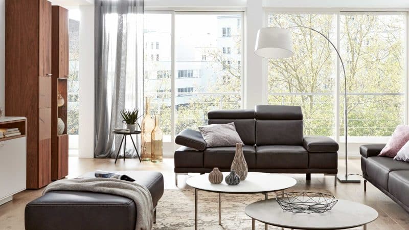Interliving Sofa Serie 4251 - Zweisitzer 12201 mit Sitztiefenverstellung