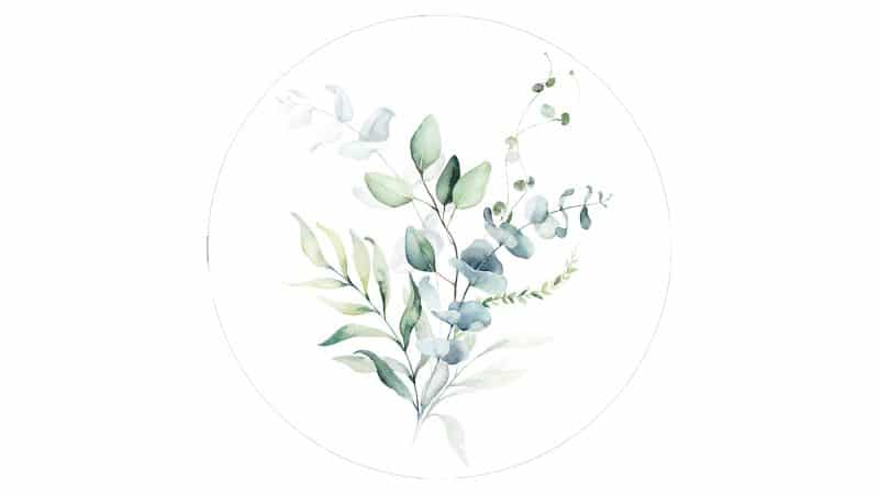 Interliving BEST BUDDYS! Kunstdruck Watercoloured Leaves I