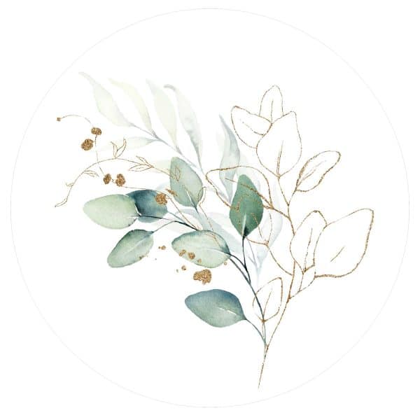 Interliving BEST BUDDYS! Kunstdruck Watercoloured Leaves II