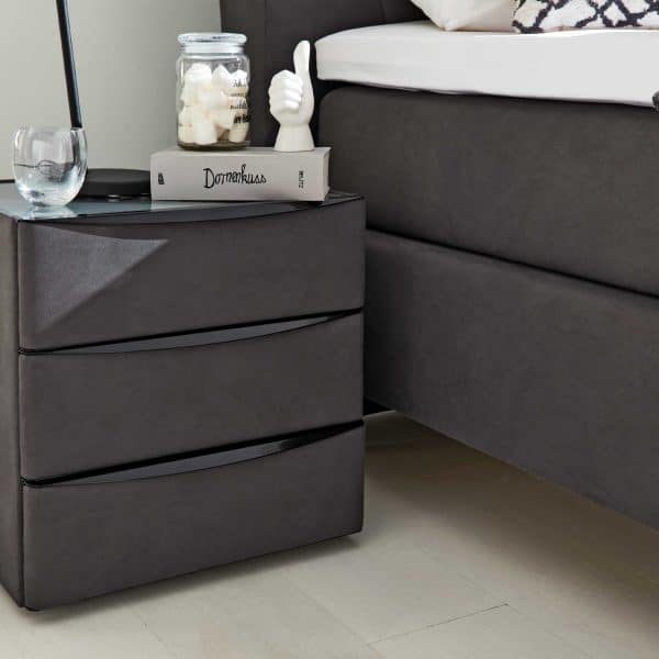 Interliving Boxspringbett Serie 1412 - Nachtkommode Typ 67