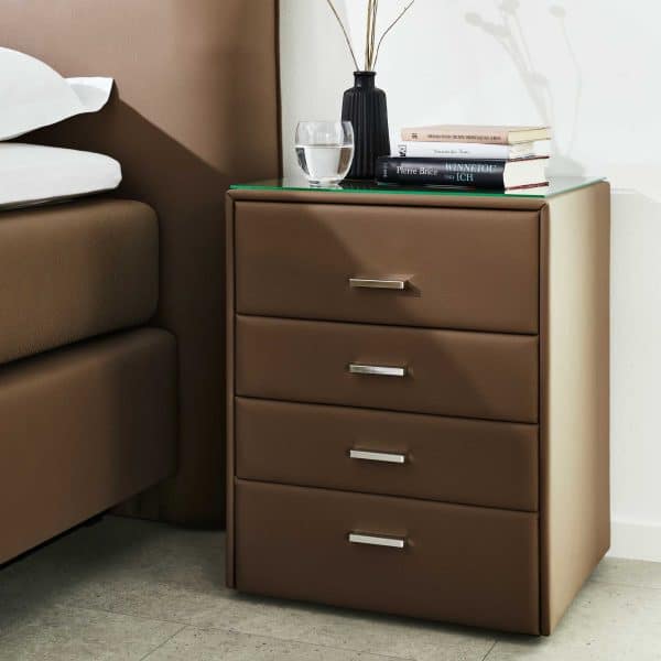 Interliving Boxspringbett Serie 1412 - Nachtkommode Typ 47