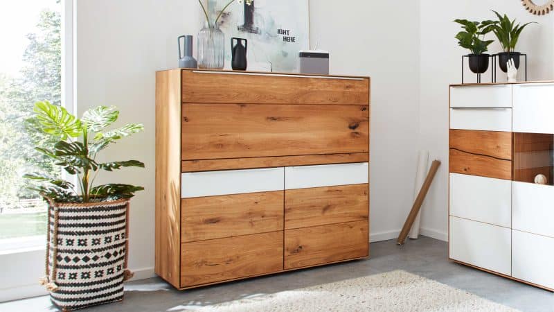 Interliving Wohnzimmer Serie 2020 - Highboard 151197
