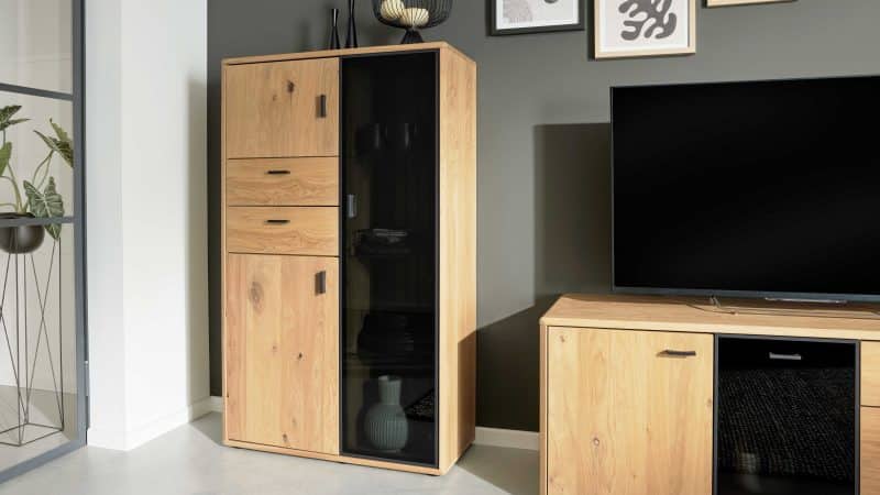 Interliving Wohnzimmer Serie 2024 - Highboard 14