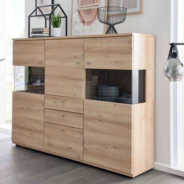 Interliving Wohnzimmer Serie 2110 - Highboard 18070