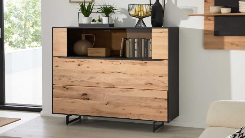 Interliving Wohnzimmer Serie 2026 - Highboard 6161