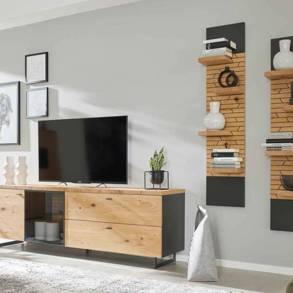 Interliving Wohnzimmer Serie 2108 - Wohnwand 780001M-32