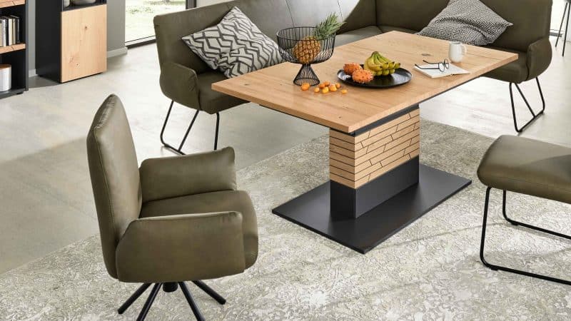 Interliving Wohnzimmer Serie 2108 - Auszugtisch
