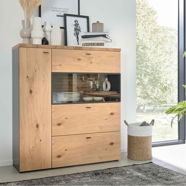 Interliving Wohnzimmer Serie 2108 - Highboard 780107-32