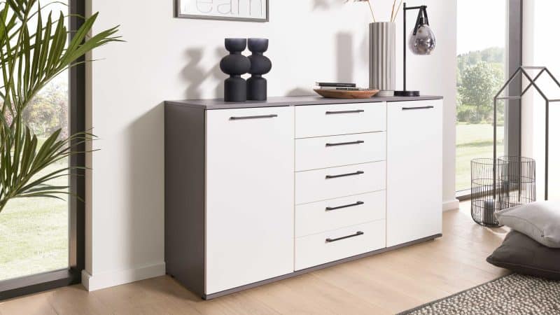 Interliving Kleiderschrank Serie 1207 - Kombikommode 670065