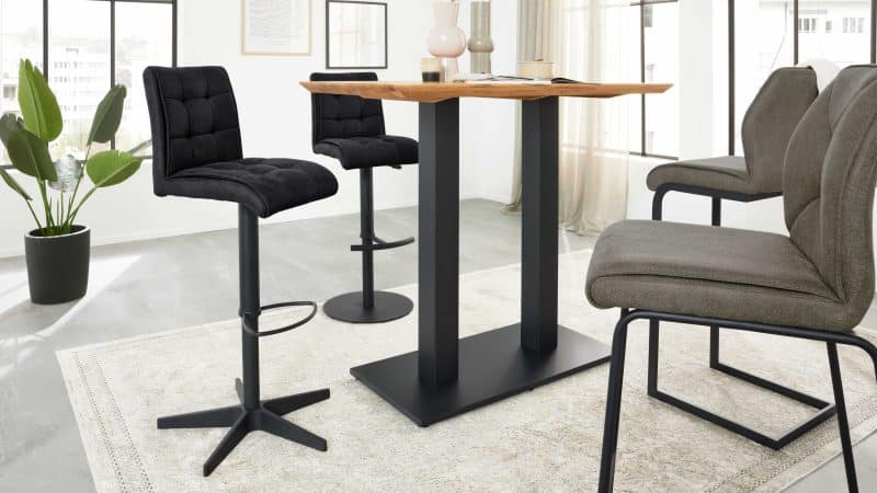 Interliving Esszimmer Serie 510 - Barstuhl mit Drehfunktion BL52