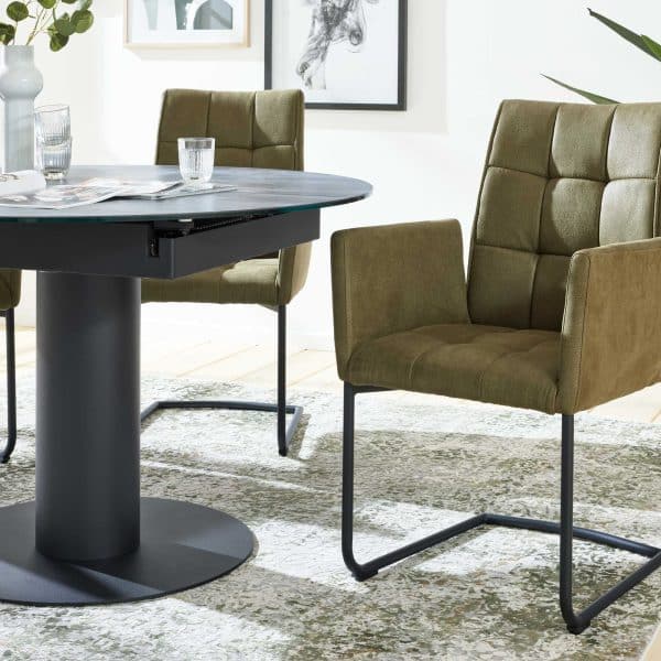 Interliving Esszimmer Serie 5104 - Armlehn-Schwingstuhl