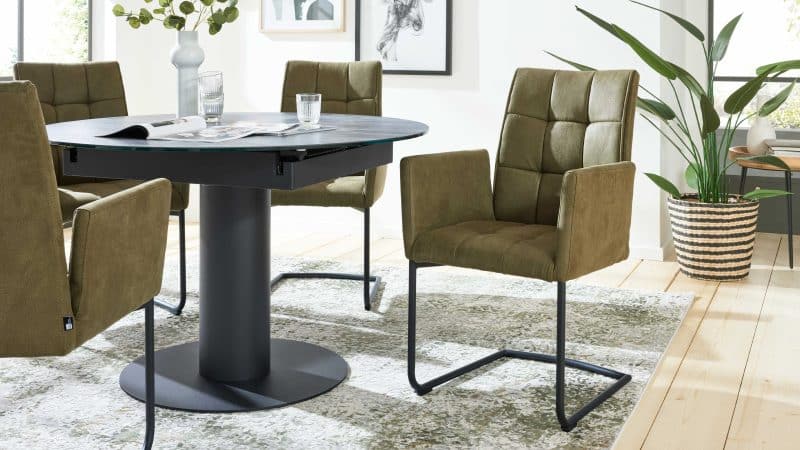Interliving Esszimmer Serie 5104 - Armlehn-Schwingstuhl