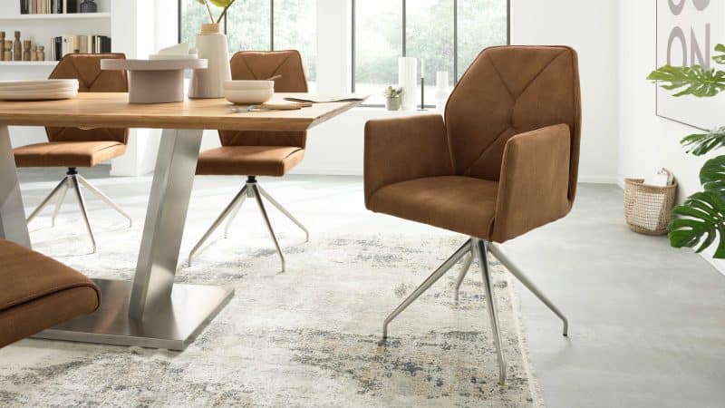 Interliving Esszimmer Serie 5104 - Armlehnstuhl mit Drehfunktion