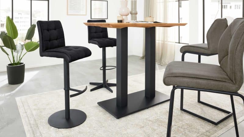 Interliving Esszimmer Serie 5104 - Barstuhl mit Drehfunktion BL64