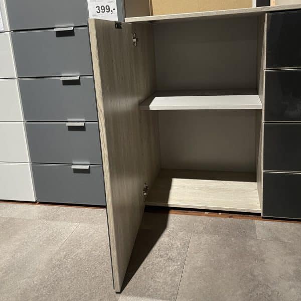 Kommode One 700 Basalt Platin Eiche