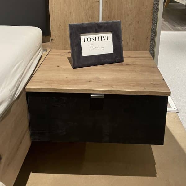 Bettanlage Apollon Eiche Artisan Black Oak