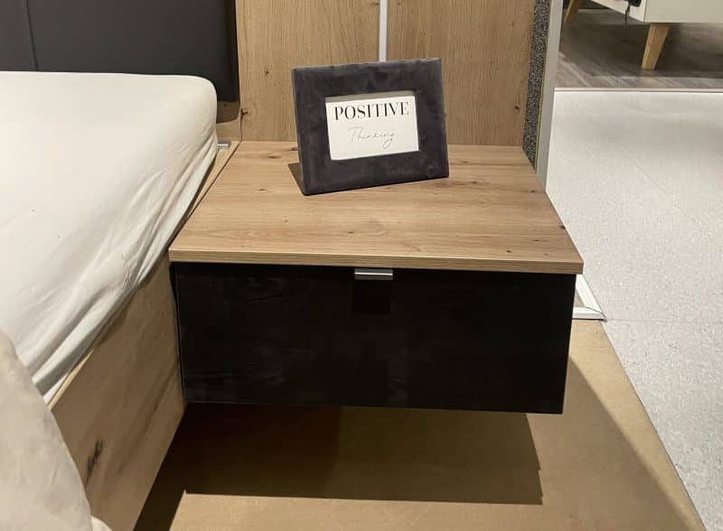 Bettanlage Apollon Eiche Artisan Black Oak