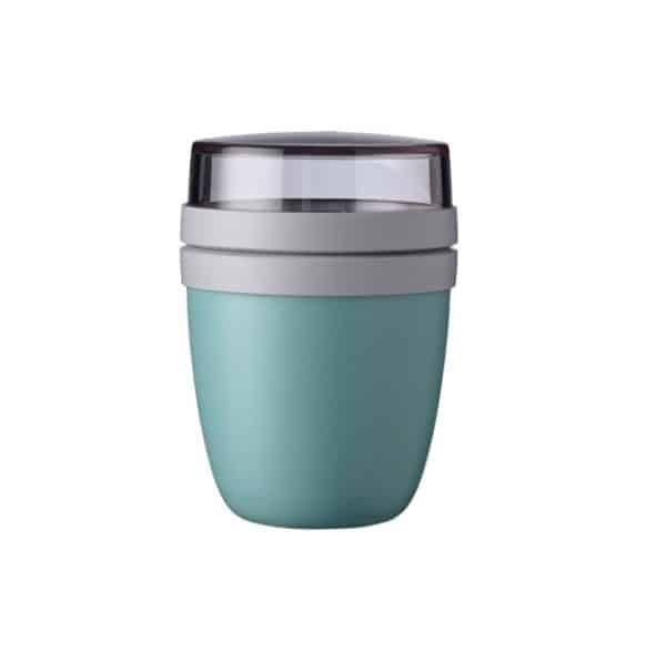 Mepal Lunchpot Grün 300 + 120 ml zwei Behälter Suppe Joghurt Müslibecher