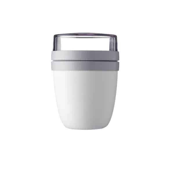 Mepal Lunchpot Weiß 300 + 120 ml zwei Behälter Suppe Joghurt Müslibecher