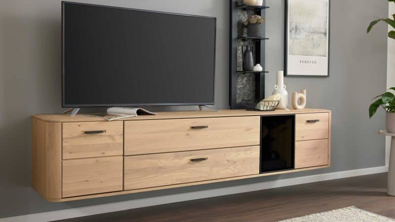 Interliving Wohnzimmer Serie 2029 - Hänge-Lowboard