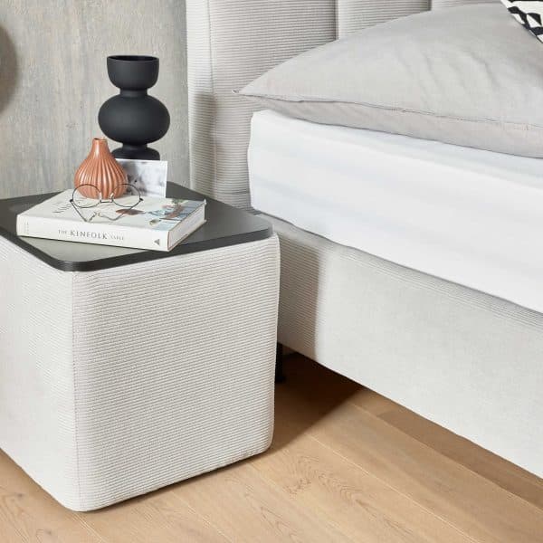 Interliving Boxspringbett Serie 1418 - Nachtkonsole Tonne