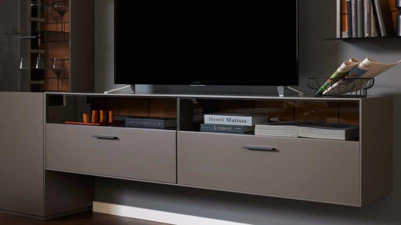 Interliving Wohnzimmer Serie 2030 - Hänge-Lowboard
