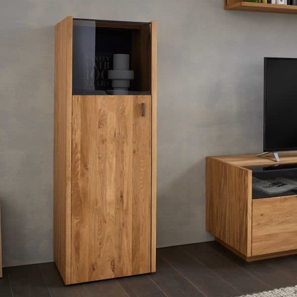 Interliving Wohnzimmer Serie 2027 - Highboard-Vitrine 15