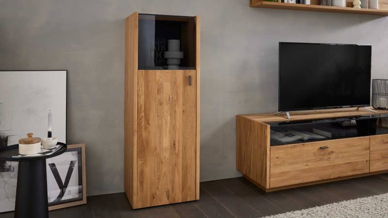 Interliving Wohnzimmer Serie 2027 - Highboard-Vitrine 15