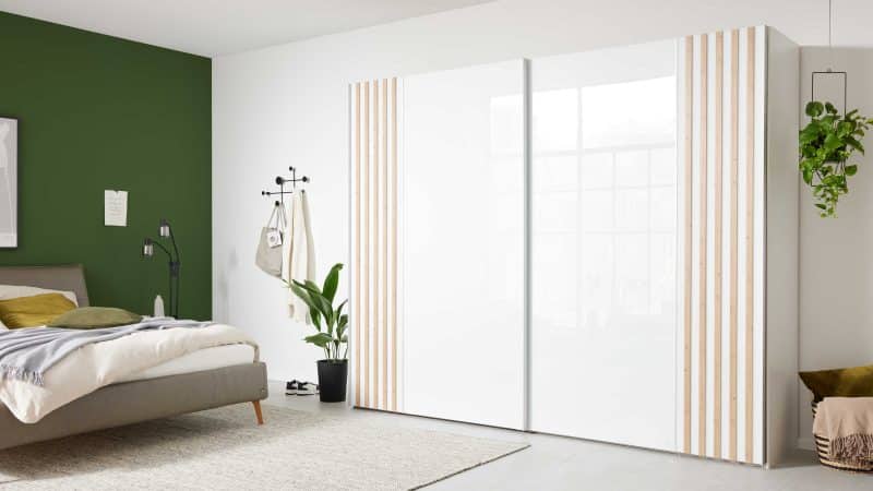 Interliving Kleiderschrank Serie 1208 - Schwebetürenschrank 86603