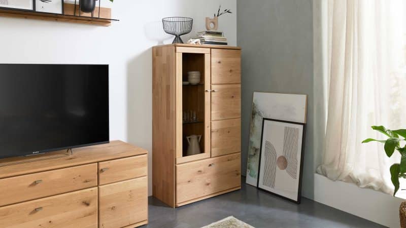 Interliving Wohnzimmer Serie 2028 - Highboard 4843