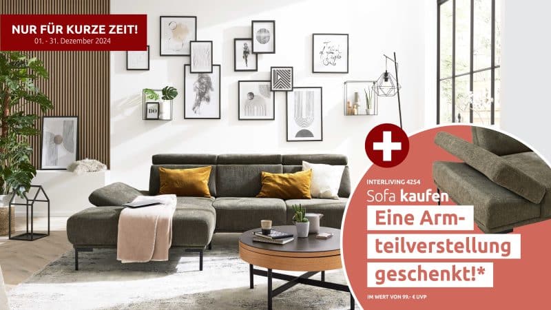 Interliving Sofa Serie 4254 - Ecksofa