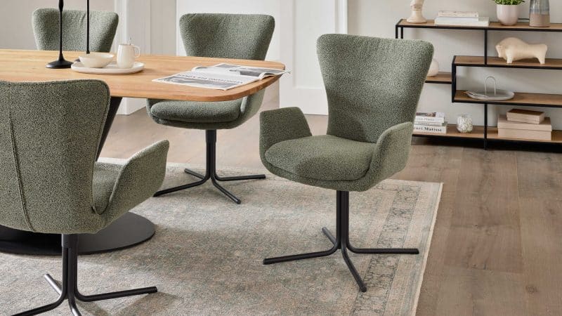 Interliving Esszimmer Serie 5121 - Armlehnstuhl mit Drehfunktion
