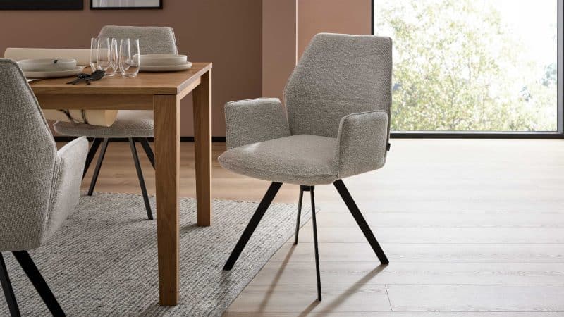 Interliving Esszimmer Serie 5102 - Armlehnstuhl U322 mit Drehfunktion